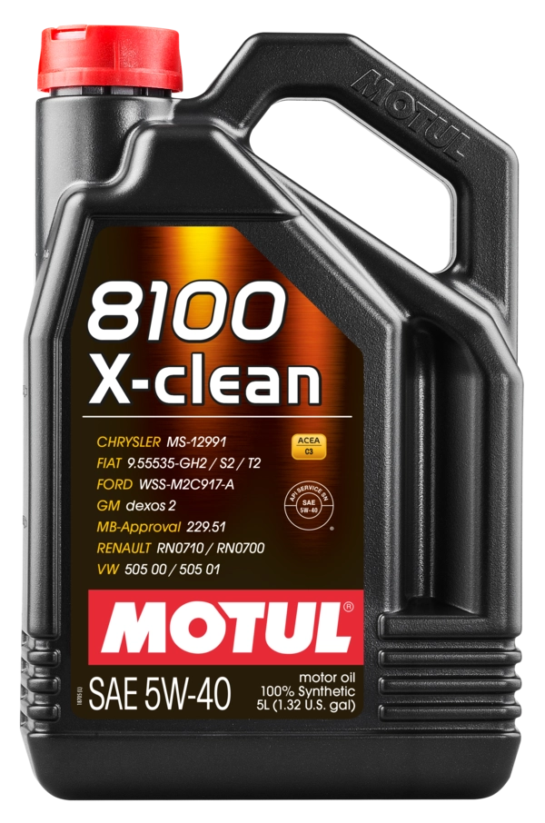 Motul 8100 X-Clean 5W-40, 5 Liter